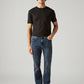 Men's 513 Blue Slim Straight Fit Mid Rise Redloop Jeans - Front View