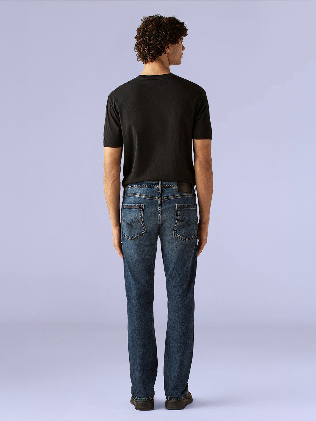 Men's 513 Blue Slim Straight Fit Mid Rise Redloop Jeans - 3dc48bd5-f7b5-4c2b-b051-c4e6ae2597d7 View