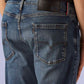 Men's 513 Blue Slim Straight Fit Mid Rise Redloop Jeans - Detail View