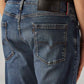 Men's 513 Blue Slim Straight Fit Mid Rise Redloop Jeans - 20 View