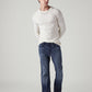 Men's 513 Blue Slim Straight Fit Mid Rise Redloop Jeans - Styleshot View