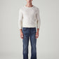 Men's 513 Blue Slim Straight Fit Mid Rise Redloop Jeans - Front View
