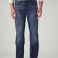 Men's 513 Blue Slim Straight Fit Mid Rise Redloop Jeans - Front View