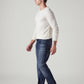 Men's 513 Blue Slim Straight Fit Mid Rise Redloop Jeans - Side View