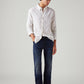 Men's 513 Indigo Slim Straight Fit Mid Rise Redloop Jeans - Styleshot View