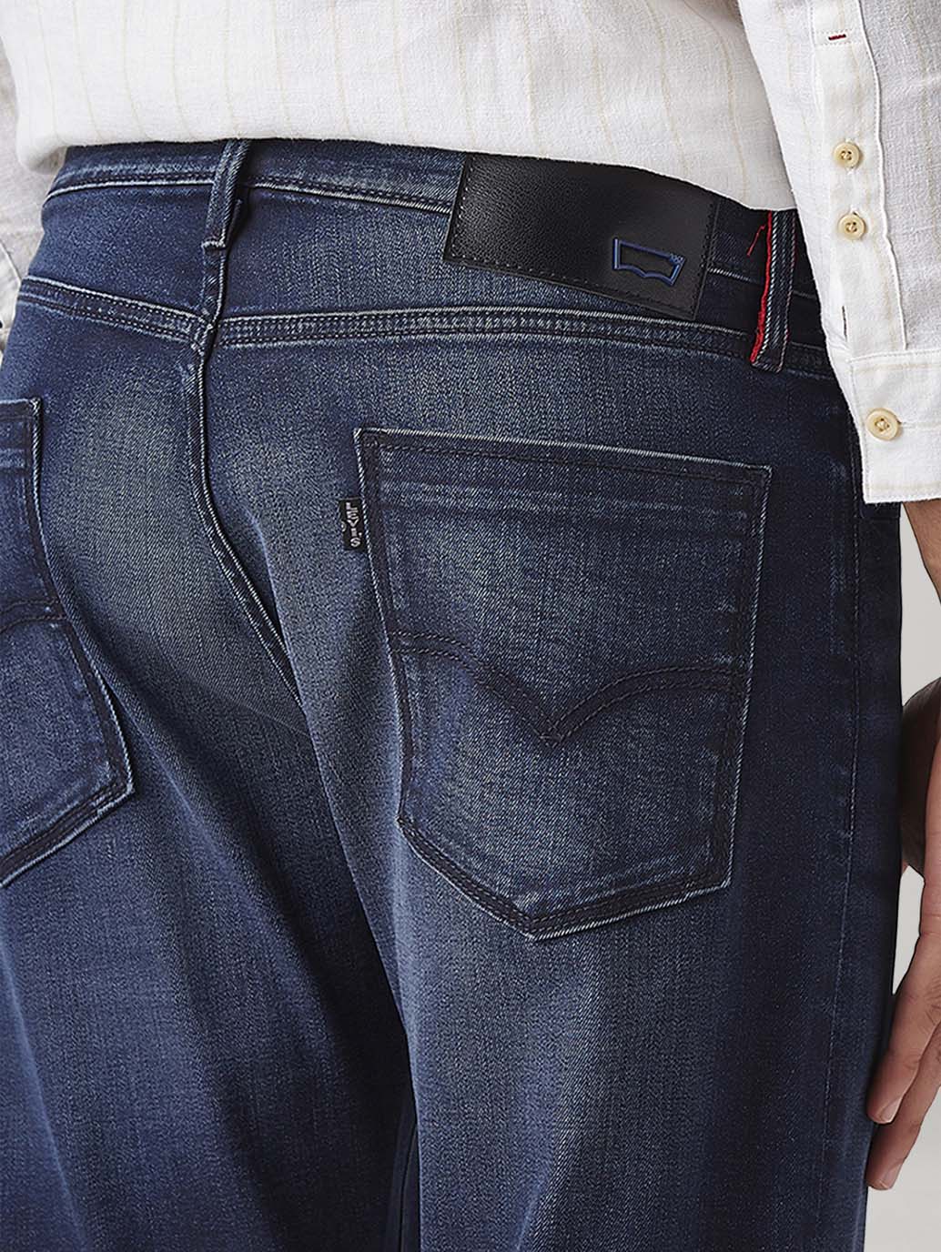 Men's 513 Indigo Slim Straight Fit Mid Rise Redloop Jeans - 20 View