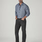 Men's 513 Charcoal Grey Slim Straight Fit Mid Rise Redloop Jeans - Logo View