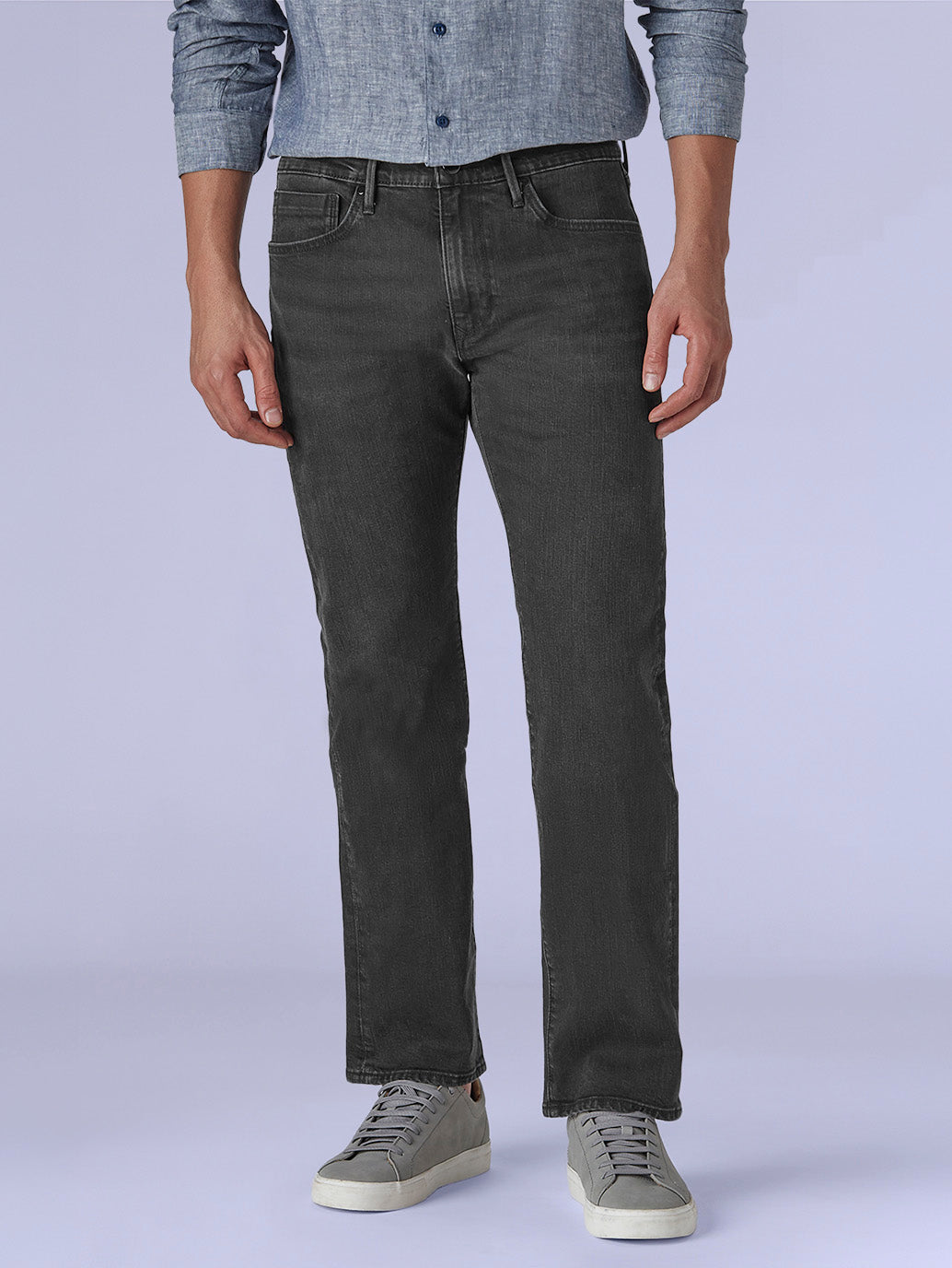 Men's 513 Charcoal Grey Slim Straight Fit Mid Rise Redloop Jeans - 00cf3cbd-48fd-42ba-bb22-39b81f6fb350 View