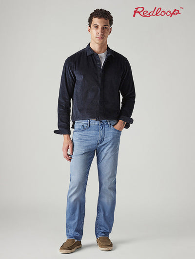 Men's 513 Indigo Slim Straight Fit Mid Rise Jeans-image-34
