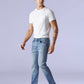 Men's Redloop 513 Indigo Slim Straight Fit Mid Rise Jeans - 1a5c0870-58d7-4e1b-8724-a9ce017fa06d View
