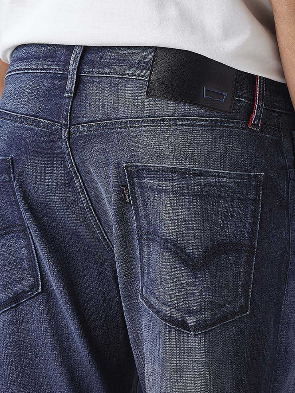 Men's 527 Dark Blue Bootcut Fit Mid Rise Redloop Jeans - 20 View