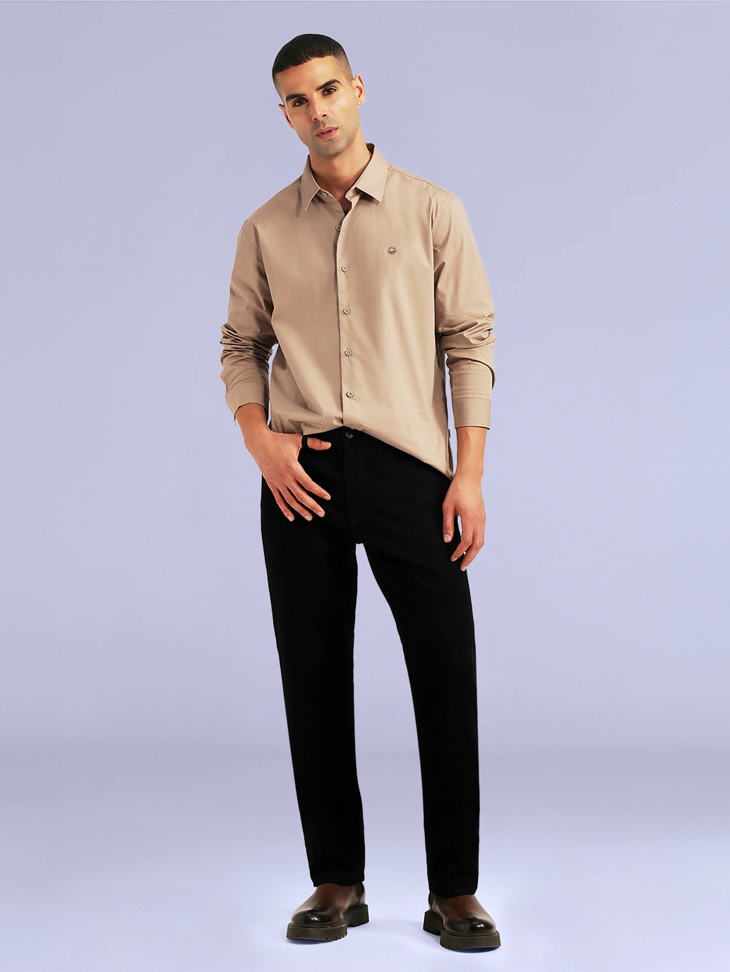 Men's Redloop 541 Black Tapered Fit Mid Rise Jeans