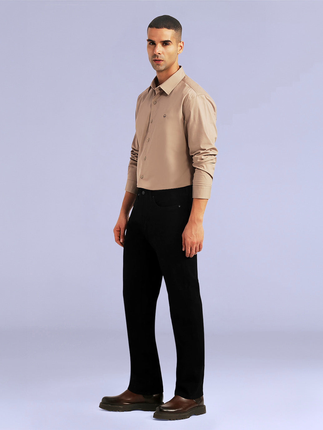Men's Redloop 541 Black Tapered Fit Mid Rise Jeans - 8d3931c8-040f-468b-8d84-cf5764f1a972 View