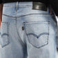 Men's Redloop 541 Light Blue Tapered Fit Mid Rise Jeans - Detail View
