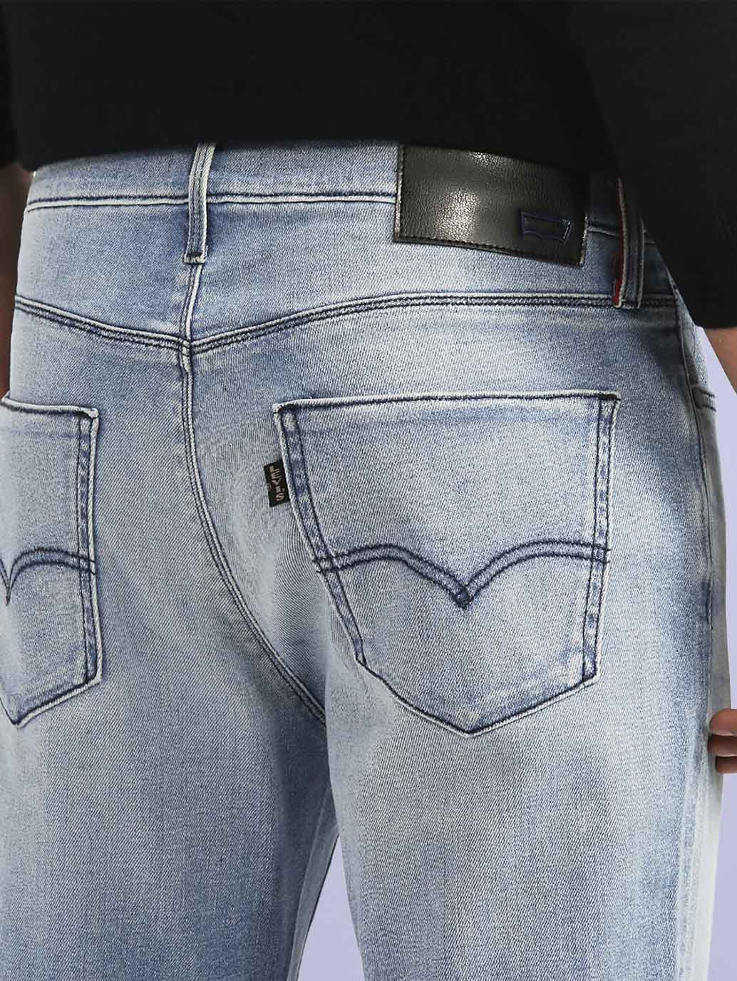 Men's Redloop 541 Light Blue Tapered Fit Mid Rise Jeans - 593343ba-f2cd-4274-99a0-d9de0a602221 View