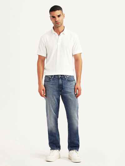 Men's Redloop 541 Blue Tapered Fit Mid Rise Jeans-image-24