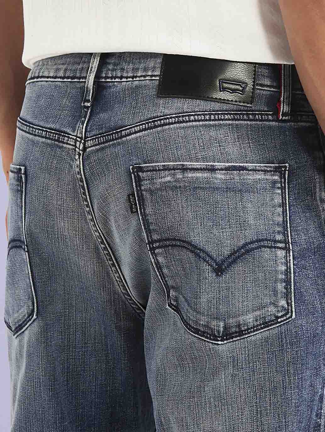 Men's Redloop 541 Blue Tapered Fit Mid Rise Jeans - 26fd43d4-8a94-4821-abd8-a20919b1b091 View