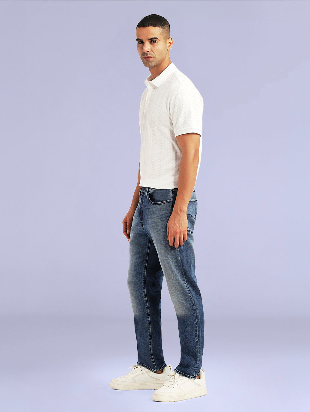 Men's Redloop 541 Blue Tapered Fit Mid Rise Jeans - 1bb5a012-dfcf-45f6-96c2-55c54cfe52f2 View
