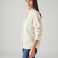 Women's Striped Relaxed Fit Linen Shirt - Side View