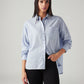 Women's Solid Relaxed Fit Linen Shirt - Styleshot View