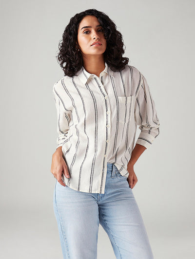 Women's Striped Regular Fit Shirt