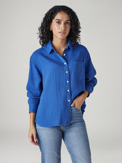 levi's Women's Textured Relaxed Fit Shirt-picture-15