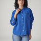 Women's Textured Relaxed Fit Shirt - Front View
