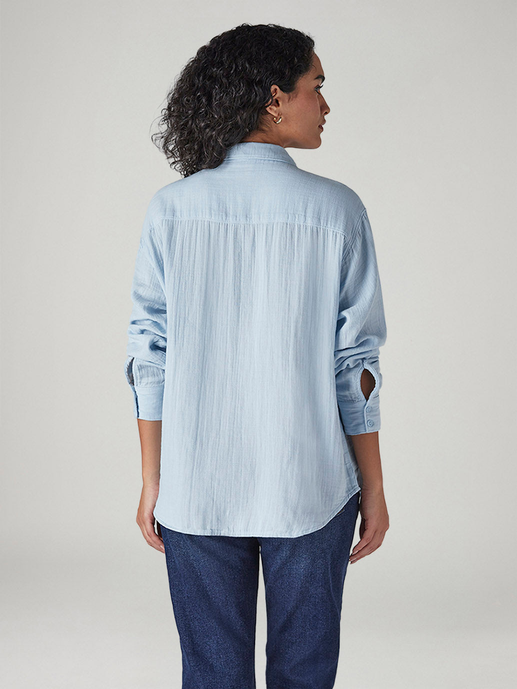 Women's Textured Relaxed Fit Shirt - 115ac484-d37e-4b0e-ad50-6948c9000850 View