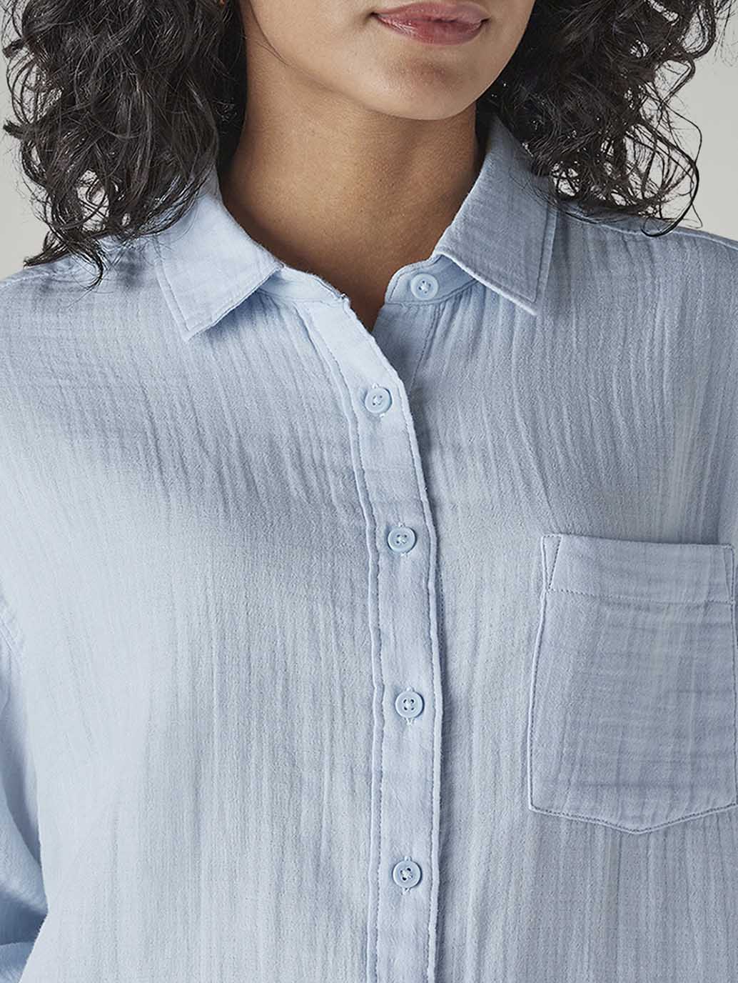 Women's Textured Relaxed Fit Shirt - 035133e7-8eae-47cc-a48a-cff51de0e1dc View