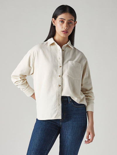 levi's Women's Solid Relaxed Fit Corduroy Shirt-picture-22