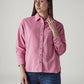 Women's Solid Relaxed Fit Overshirt - 20 View