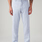 Men's Light Blue Authentic Relaxed Straight Fit Mid Rise Chinos - Front View