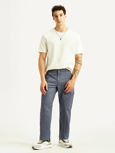 levi's Men's Grey Straight Fit Mid Rise Cargos-picture-22