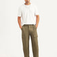 Men's Olive Straight Fit Mid Rise Commuter Cargos - Styleshot View