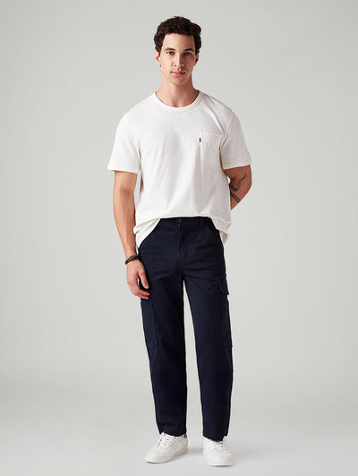 levi's Men's Navy Straight Fit Mid Rise Cargos-picture-24