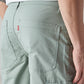 Men's Light Green Straight Fit Mid Rise Cargos - Detail View