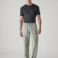Men's Olive Relaxed Tapered Fit Mid Rise Linen Cargos - 682716b7-ceaf-4d80-bb06-046e837b0947 View