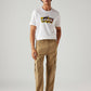 Men's 568 Brown Loose Fit Mid Rise Cargos - Front View