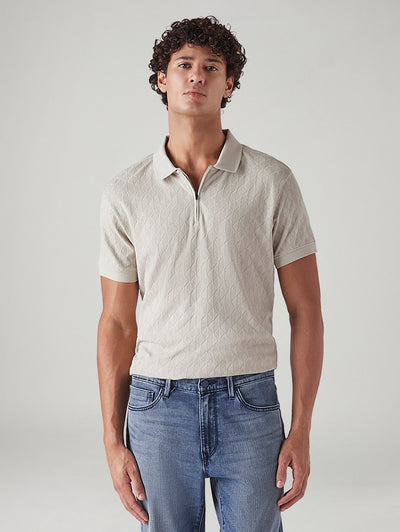 levi's Men's Self Design Slim Fit Polo T-Shirt-picture-10
