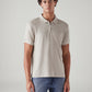 Men's Self Design Slim Fit Polo T-Shirt - Front View
