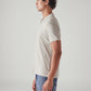 Men's Self Design Slim Fit Polo T-Shirt - Side View