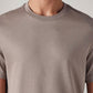 Men's Solid Regular Fit Interlock T-Shirt - Detail View