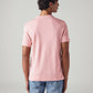 Men's Solid Regular Fit Interlock T-Shirt - Back View