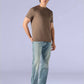 Men's Redloop Solid Slim Fit Interlock T-Shirt - Full View