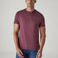 Men's Solid Slim Fit Redloop Interlock T-Shirt - Front View