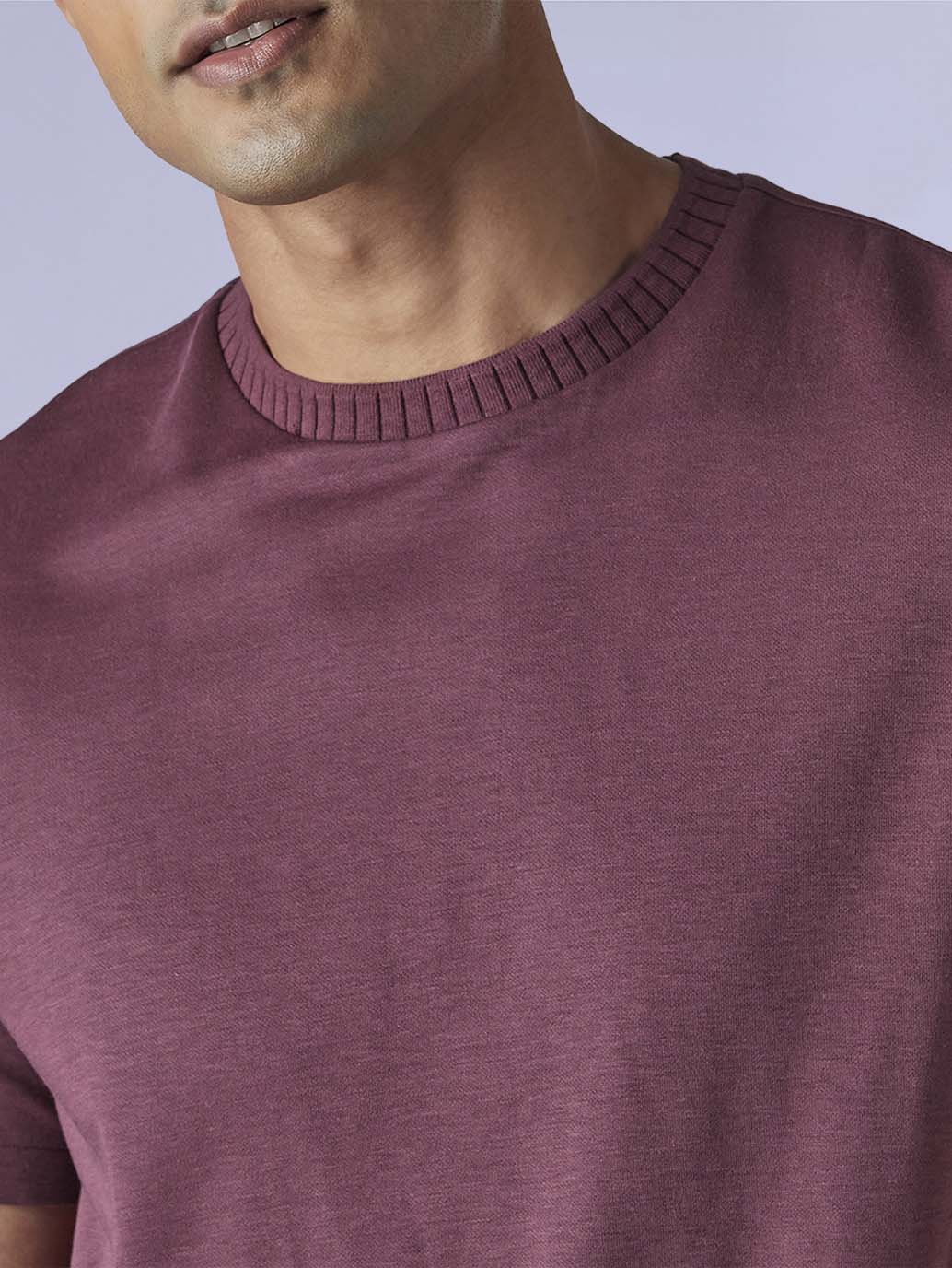 Men's Solid Slim Fit Redloop Interlock T-Shirt - fabd27f6-8500-486a-b7cd-63747f2118e4 View