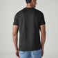 Men's Solid Slim Fit Redloop Interlock T-Shirt - Back View