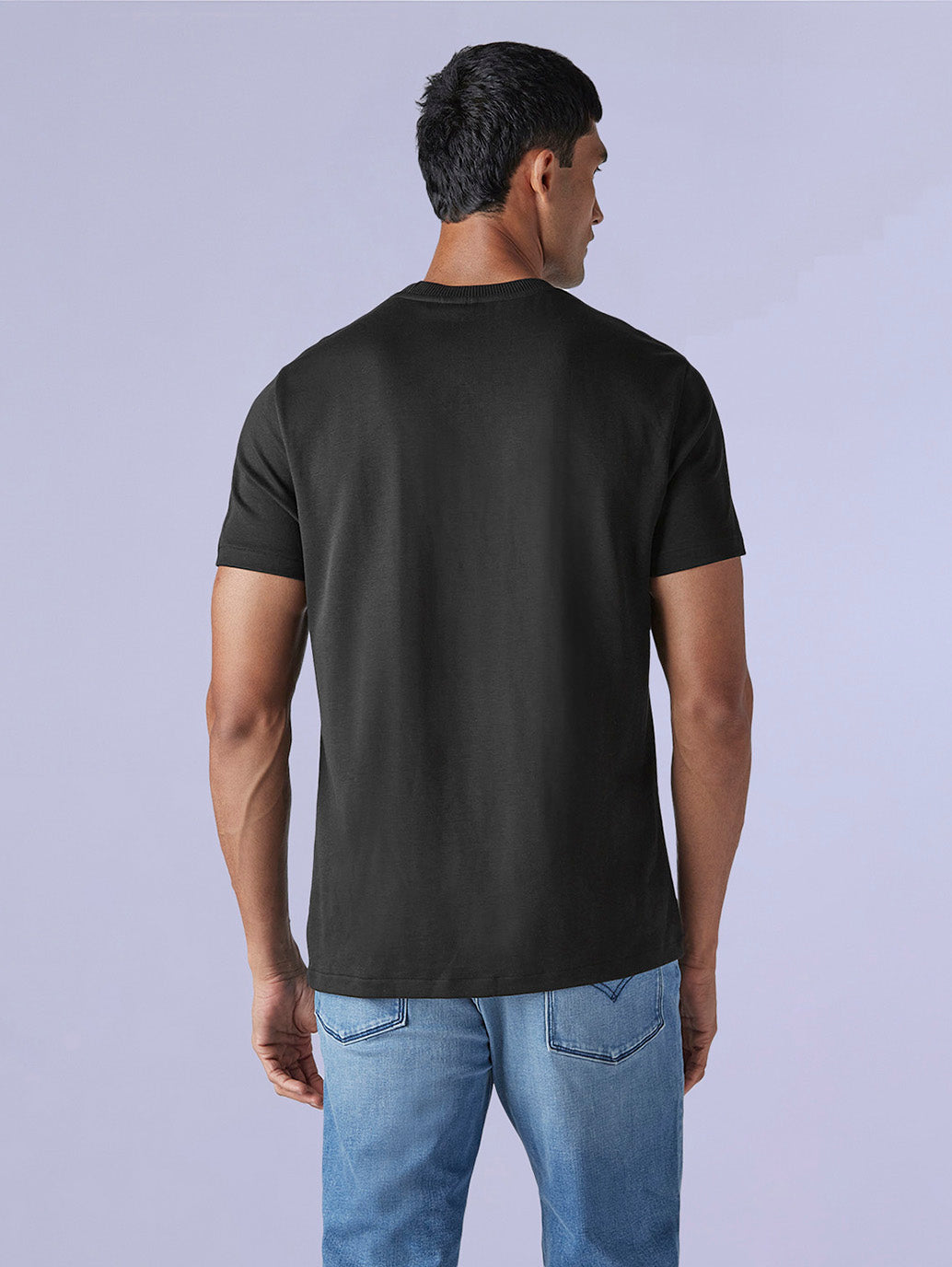 Men's Solid Slim Fit Redloop Interlock T-Shirt - bdc0c148-5063-4636-b841-7ad40c8c7dcf View