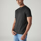 Men's Solid Slim Fit Redloop Interlock T-Shirt - Side View