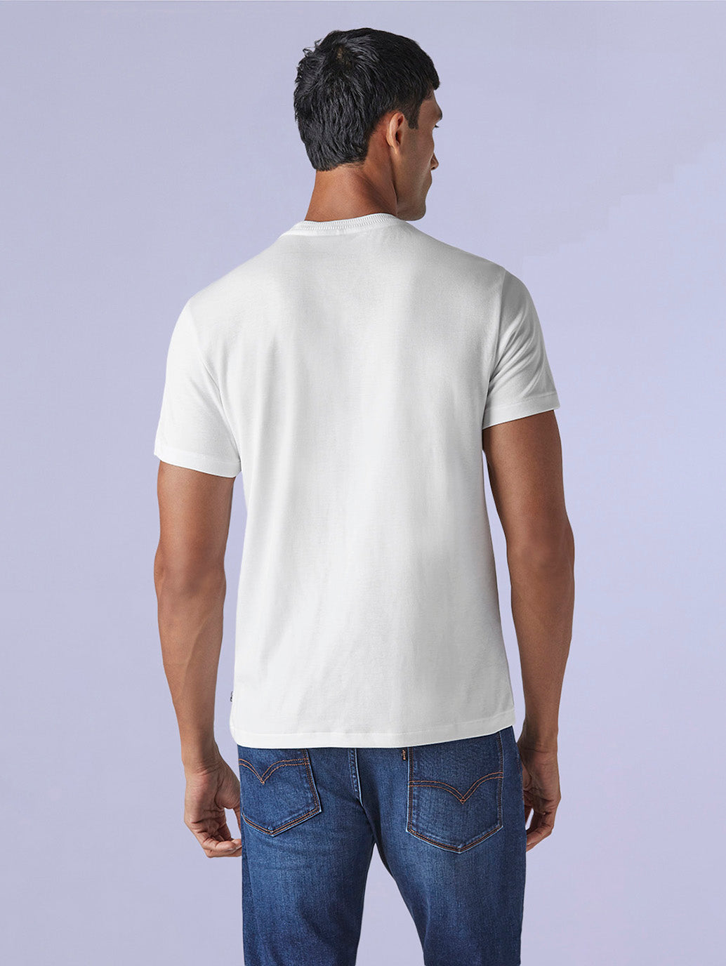 Men's Solid Slim Fit Interlock Redloop T-Shirt - 650488e5-0159-4fbd-844c-05935fa585de View